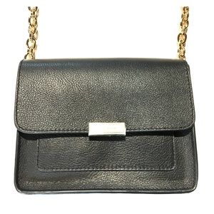 NEW Black Leather Cole Haan Crossbody Bag